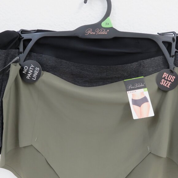 (#118) Prima Valentina, 3pack No Panty Lines Briefs Panties Size 3X - Picture 2 of 3